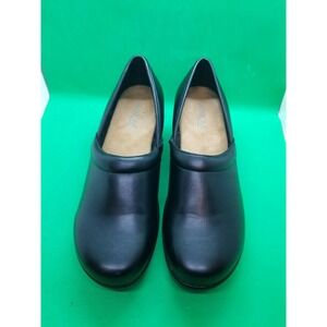AXXIOM COMFORT CLOGS BLACK WORK SHOES SIZE 9.5M